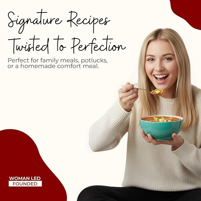 Twisted Pepper Co. Tortilla Soup Mix: Gluten-Free – Handcrafted Homestyle Soup – Bold Savory &amp Authentic Mexican Flavor Ready in 30 Minutes Serves 8 Add Chicken Cheese Corn &amp Tortilla Ch