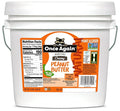 Once Again Natural Creamy Peanut Butter 9lb Bucket (same as 9 jars) - Salt Free Unsweetened - Gluten Free Certified Vegan Kosher Non-GMO Verified