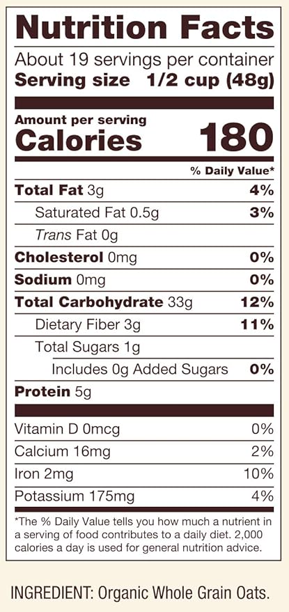 Bob's Red Mill Gluten Free Old Fashioned Rolled Oats 32 Ounce (Pack of 4)
