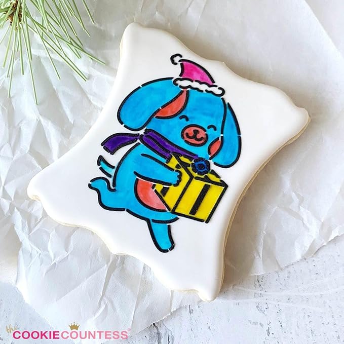The Cookie Countess PYO Edible Paint Palettes 36 Pouch - Brights
