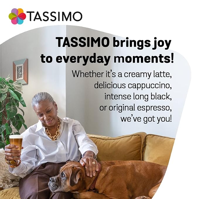 TASSIMO Costa Latte 16 discs 8 servings (Pack of 5 Total 80 discs 40 servings)