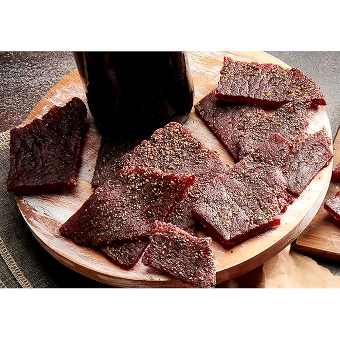 Wild Bill's Black Peppered Beef Jerky Two-Bag Starter Kit (two 15oz bags and 1 jar)