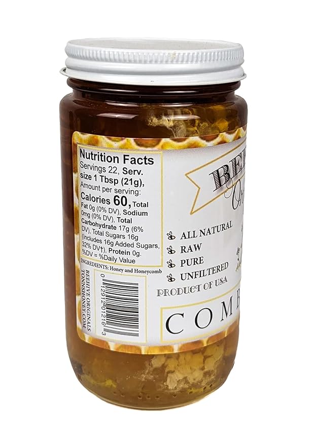 Beehive Originals Comby Honey 16 oz (Pack of 2)
