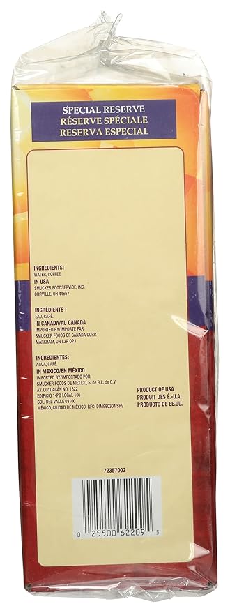 Folgers Special Reserve Coffee 1.25 Liter - 2 Cartons per case