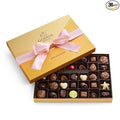 Godiva Chocolatier Pink Ribbon 36-Piece Assorted Chocolate Gift Box – Gourmet Chocolate Candy Variety Pack – Dark Caramel Milk Chocolate Nuts– Gift Basket for Birthday Anniversary Congratulations