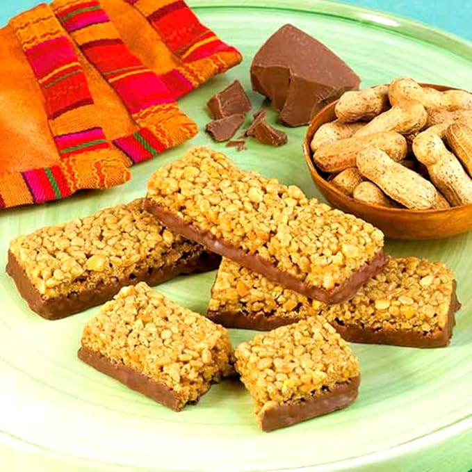 Nutmeg State Nutrition - High Protein Snack Bars 15g Protein 160 Calories Low Sodium 18g Carbs 5g Fiber 7 Servings Per Box (Peanut)