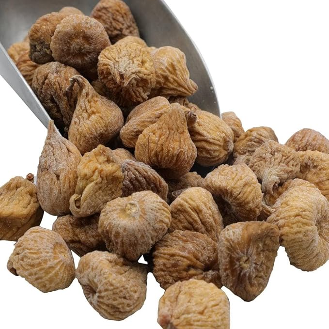 Organic Golden Figs Dried Fruit Naturally Sweet High in Fiber Calcium Potassium and Iron 30 lb Bulk Product Packed in Facility with Nuts