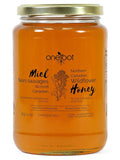 OneRoot Natural Wildflower Honey - 2.2 lbs / 1kg Pure Canadian Boreal Forest Honey - Unpasteurized Minimally Filtered &amp Single-Source - Rich in Enzymes &amp Antioxidants