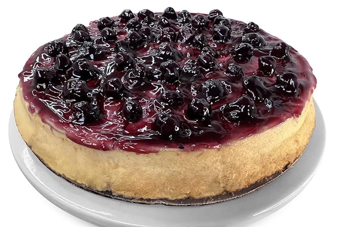 ANDY ANAND CHOCOLATIER Keto Blueberry Cake 9 - Sugar-Free Gourmet Fresh Baked Low Carb Bakery Dessert Perfect for Diabetics &amp Keto Diet (2 lbs)