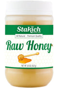 Stakich RAW HONEY - 100% Pure Unprocessed Unheated KOSHER (20 Ounce)