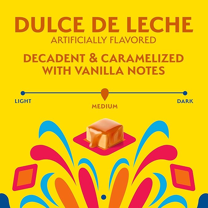 Café Bustelo Dulce de Leche Artificially Flavored Single Serve Coffee Pods 10 Count (Pack of 6)