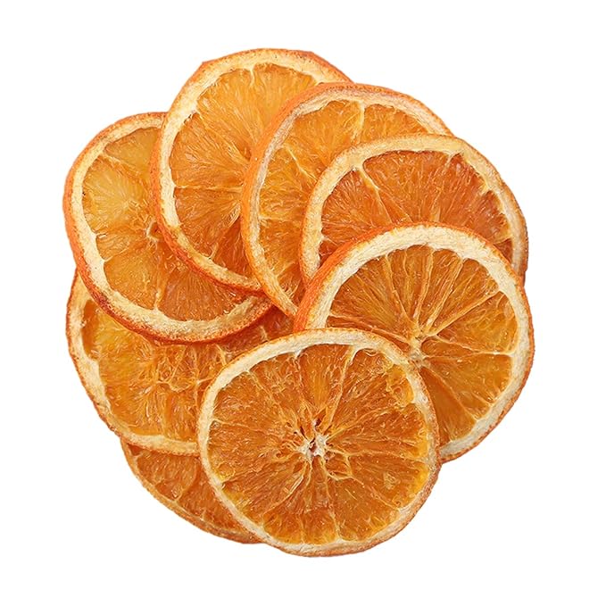 jweemax 500g Dried Fruit Slices Dehydrated Fruit Slices for Cocktails Garnish Home Decor Fruit Tea Orange