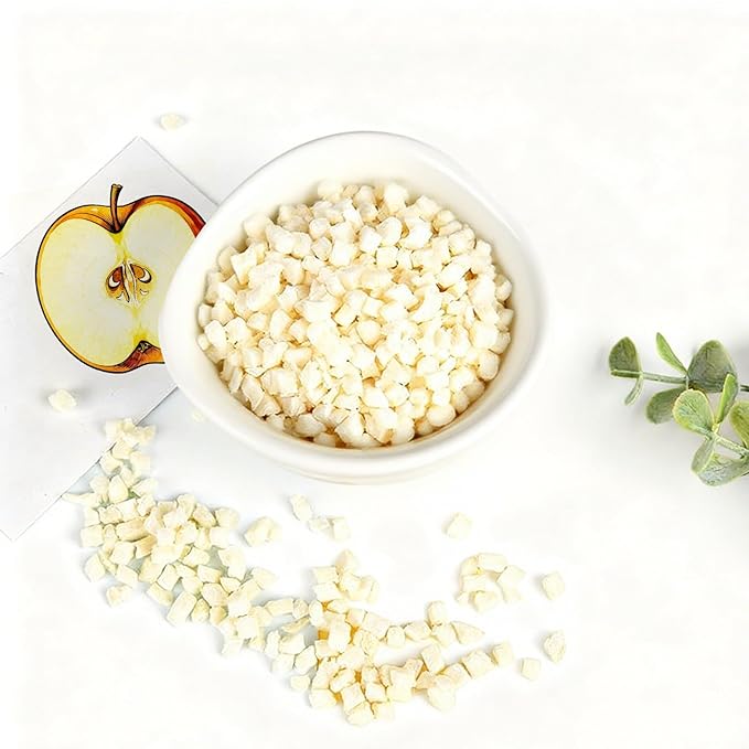 Premium Dried Diced Apples5.29oz/150g Ingredient Made with Pure Natural Apple No Sugar Added Dehydrated Apple No Additives &amp No Flavoring