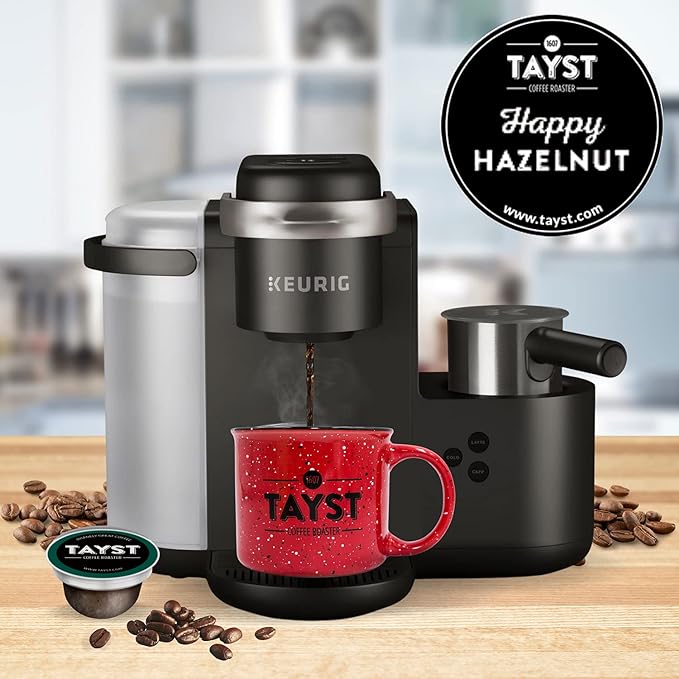 Tayst Coffee Pods Happy Hazelnut Medium Roast K Cups Compatible with Keurig Coffee Maker Sustainable Single Serve Pack of 30