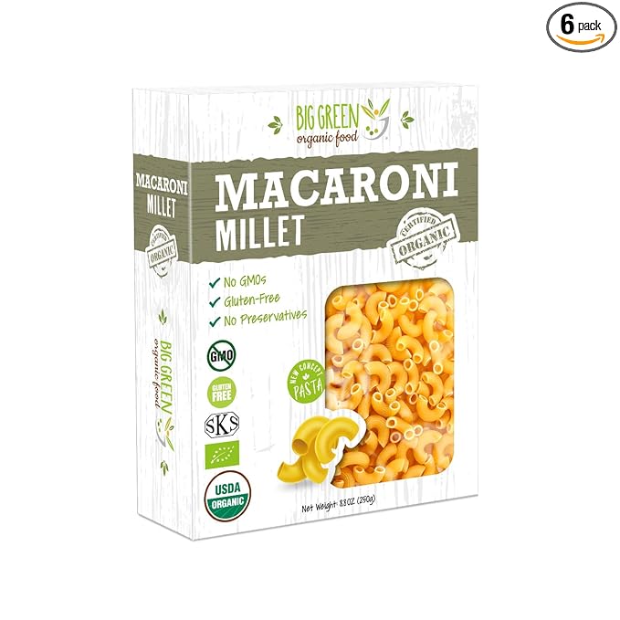 Organic Millet Macaroni 8.8oz New Concept Pasta (6)