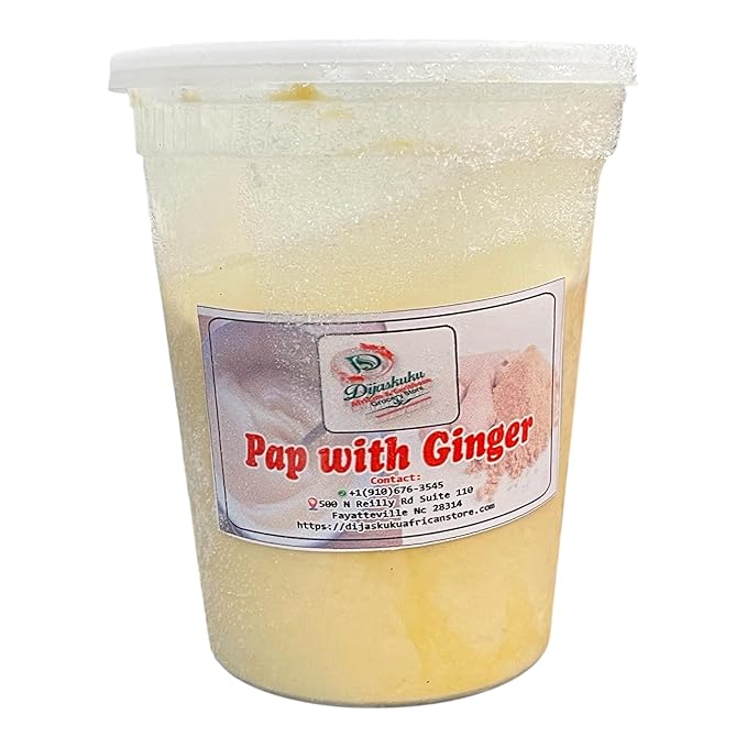 Natural fresh Pap Traditional African Porridge Available Plain and with Ginger(Ogi Akamu)