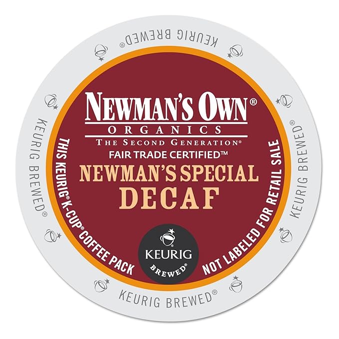 Newman's Own Organics Newman's Special Decaf Keurig Single-Serve K-Cup Pods Medium Roast Coffee 24 Count