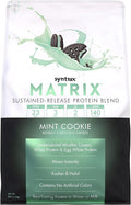 Syntrax Nutrition Matrix - Sustained-Release Protein Blend Mint Cookie 5 lbs. Real Cookie Pieces