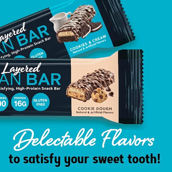 GNC Total Lean Layered Lean Bar - Chocolate Mint (9 Bars)