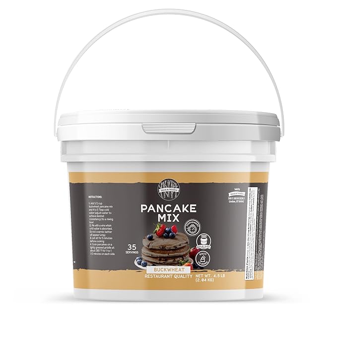 Birch &amp Meadow 1 gallon Buckwheat Pancake Mix Flapjack Fluffy &amp Soft