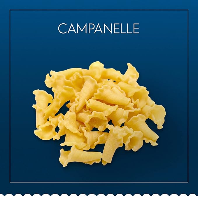 Barilla Campanelle Pasta 16 oz. Box (Pack of 12) - Non-GMO Made with Durum Wheat Semolina - Kosher Certified
