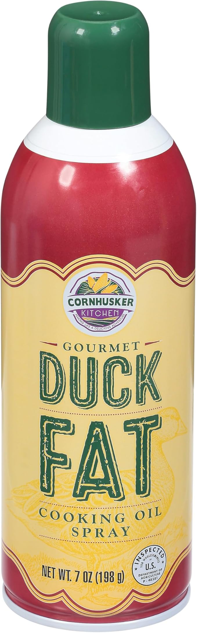 Cornhusker Kitchen Spray Cooking Oil Duck Fat 7 oz (Pack of 6)