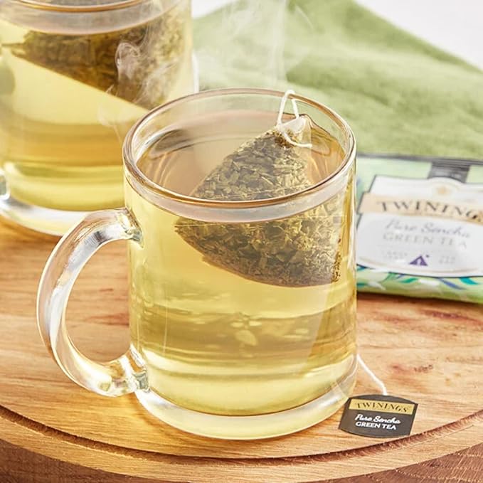 Twinings Discovery Collection Pure Sencha Green Tea 30 Large Leaf Pyramid Tea Bags