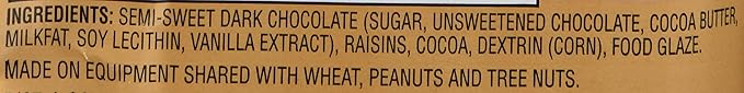 Trader Joes Dark Chocolate Covered Raisins 3 Pack