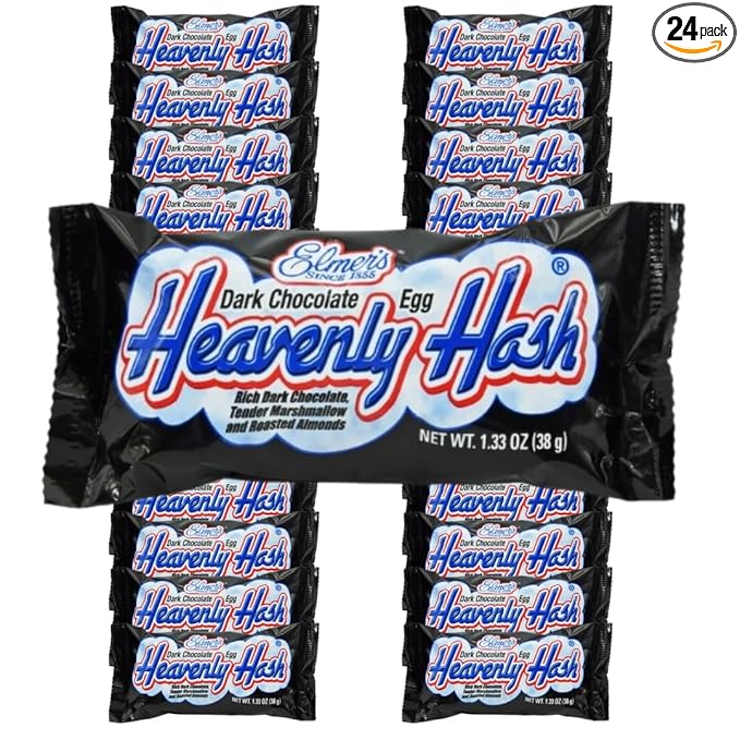 Elmer's Dark Chocolate Heavenly Hash Eggs (24 Individual Eggs)