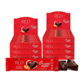 RED Delight®™ Orange and Almond Dark Chocolate 12 Count Box of Grab N Go Travel Size Bars (0.92 Ounces Each) (7 Boxes - Total of 84 Bars)