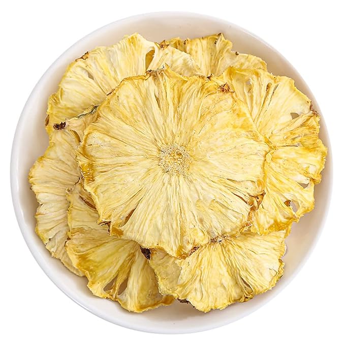 jweemax 500g Dried Fruit Slices Dehydrated Fruit Slices for Cocktails Garnish Home Decor Fruit Tea Pineapple