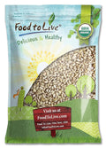 Food to Live - Organic Pine Nuts 12 Pounds Non-GMO Whole Raw Pignolias Unsalted No Shell Vegan Kosher Bulk Snack. Rich in Vitamin E Protein.