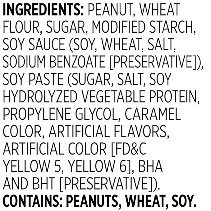Snak Club Crunchy Peanuts 7.5 Ounce (Pack of 6)