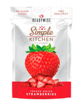 READYWISE - Simple Kitchen Freeze-Dried Strawberries Pack of 1 Vegetarian Gluten Free Snacks Strawberries Dried Fruit Pre Workout Healthy Snacks Camping Backpacking Survival Food