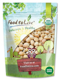Food to Live Organic Whole Macadamia Nuts 8 Ounces – Non-GMO Raw Shelled Unsalted Kosher Vegan Bulk. Keto Snack. Buttery Flavor. Good Source of Fiber Healthy Fats. Perfect for Desserts.