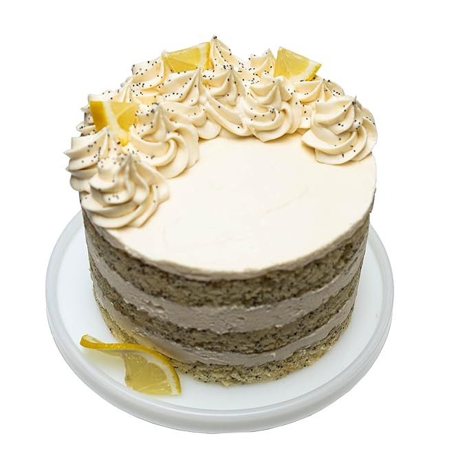 CrumbleCrate Lemon Poppy Seed Cake DIY Baking Kit for Adults | Gourmet Cake Making Set | Pre-Measured Ingredients &amp Baking Tools Included