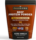 Paleo Pro 26G Beef Protein Powder - Grass Fed Protein Powder Isolate - Pure Animal Based Pastured &amp Cage-Free | Dairy &amp Gluten Free Natural &amp Clean Proteins for Paleo &amp Keto - 15 Days