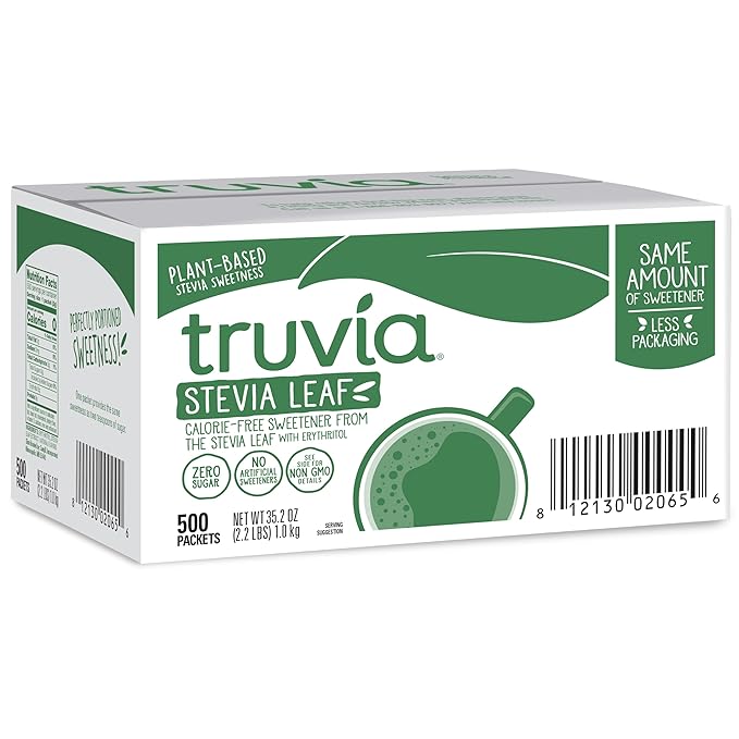 Truvia Original Calorie-Free Sweetener from the Stevia Leaf Packets 35.25 oz Box 500 Count (Pack of 1)