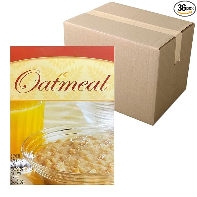 HealthyWise - High Protein Oatmeal 15g Protein Low Calorie High Fiber Low Sugar Low Fat Ideal Protein Compatible 7 Servings Per Box (Plain)