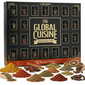 Global Spice Gift Set – 22 Gourmet Seasonings from Around the World in Plastic Jars – Premium Gift Box for Foodies Home Cooks &amp Travelers – All-Natural Small-Batch Flavorful World Spices