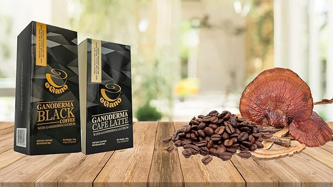 3 Boxes eGano Premium Ganoderma Cafe Latte Instant Coffee With Ganoderma Lucidum Extract (21g x 20 Sachets Box) (EGBC)