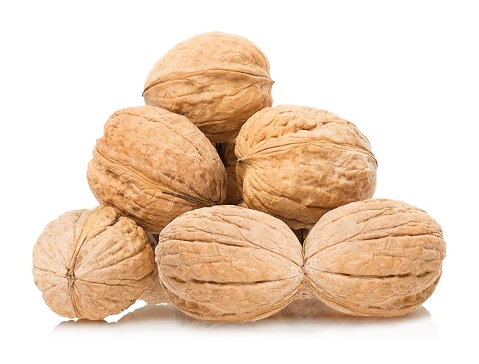 Raw California Walnuts In Shell – 4 lbs -Premium Quality Whole &amp Unsalted Walnuts By We Got Nuts – Natural Healthy Snack For The Whole Family – Oil-Free &amp Diet-Friendly Flavor – Air-Tight Rese