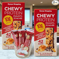 Protein Bars – 2 Boxes (84 Count) 1.41 oz Each Quality Kirkland Peanut Butter &amp Semisweet Chocolate Chip 10g Protein Kosher Gluten Free