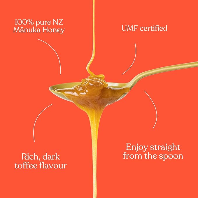 Egmont Honey Manuka Honey UMF 20+ MGO 830+ | 8.8 oz (250 g) | 100% Pure Authentic New Zealand Honey UMF &amp MGO Certified Non-GMO Kosher Traceable Recycled Jar Immune Support