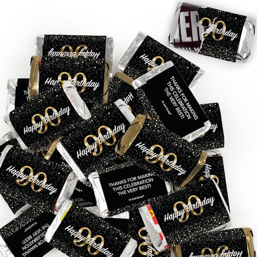 34 Pcs 90th Birthday Candy Party Favors Miniatures Chocolate - No Assembly Required