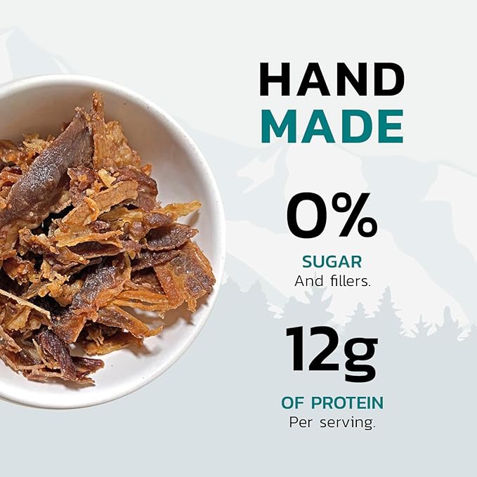 Carnivore Crisps Grass Fed and Finished Beef Top Sirloin Beef Crips High Protein Keto &amp Carnivore Diet Approved Gluten-Free No Hormones 1.5 oz (Pack of 3)