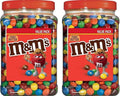 M&ampMS Bulk (M&ampMS) Peanut Butter Milk Chocolate (2 Packs) Candy Jar | (110 oz) Chocolate candies for Valentines