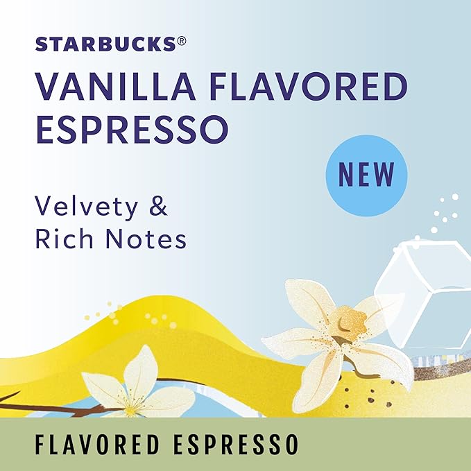 Starbucks by Nespresso Vertuo Iced Vanilla 32-count Coffee Pods Brews 2.7 oz.
