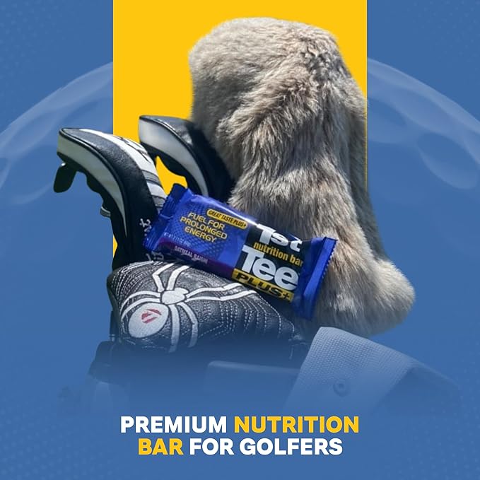 1st Tee PLUS+ Oatmeal Raisin bars made with Natural Ingredients Breakfast Bars | Best Oatmeal Bars Golf Nutrition Bar Easily Digestible Balanced Nutrition Bars 12-60 grams bars