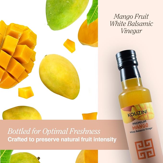 Kouzini Ultra Premium Mango Balsamic Vinegar (250ML Bottle)